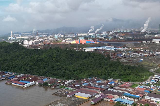 인도네시아의 니켈 생산지 중 하나인 모로왈리 산업단지(IMIP). / AFP=연합뉴스