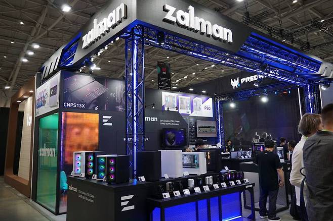 난강 제1전시관 4층에 마련된 잘만 부스