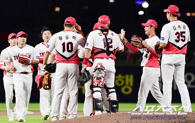 KT를 상대로 위닝시리즈를 확보한 KIA.