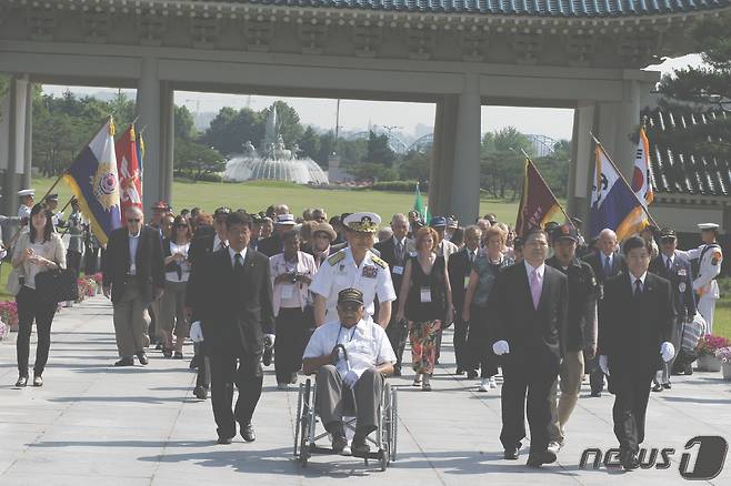 한·미 참전용사 초청 보은행사 자료사진(제공 새에덴교회)