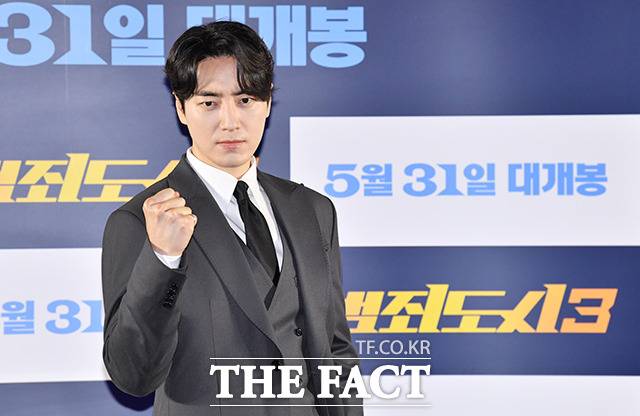 이준혁은 "'범죄도시3'를 통해 배우로서 새로운 메뉴 하나를 추가한 느낌"이라고 소감을 전했다. /박헌우 기자