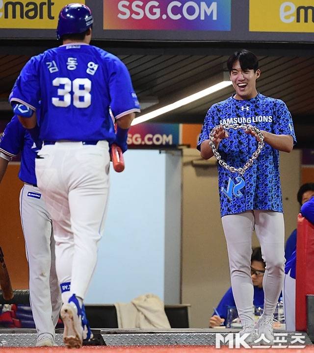 원태인은 점점 자신의 구위를 회복하고 있다. 사진=김영구 기자