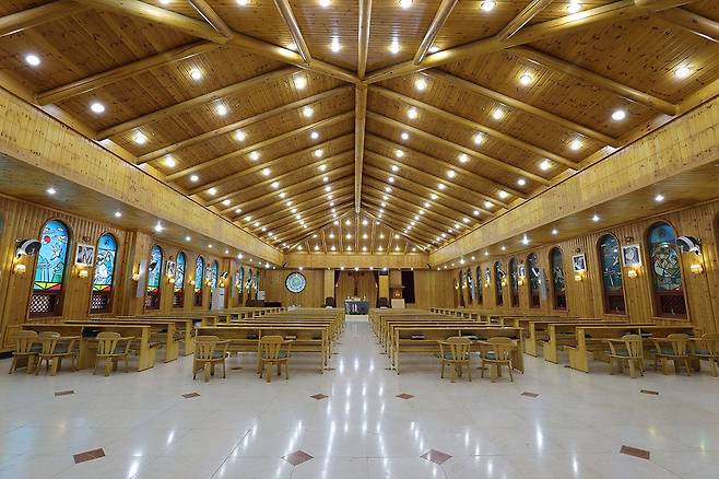 미리내 실버타운에 있는 성당/홈페이지