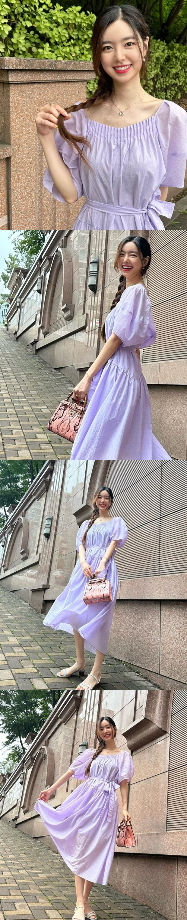 On the third day, Jin Se-yeon posted several photos on his instagram with an article entitled Bringing Hair.In the open photo, Jin Se-yeon poses in a long purple dress with braided hair, especially with a warm smile and lovely eyesight.The netizens responded that Gongju ..., Braid hair looks more beautiful, It is so beautiful and I am always cheering.On the other hand, Jin Se-yeon is expected to return to the drama Bad Memory Eraser in 2023.