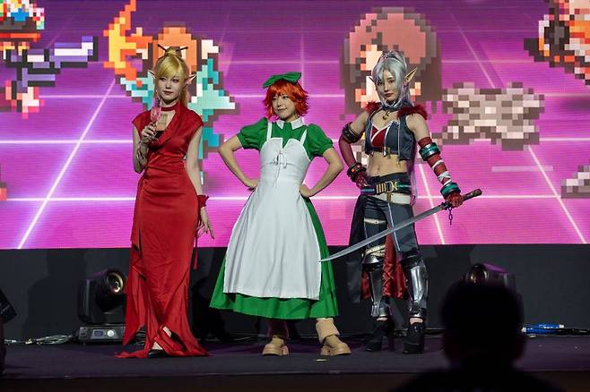 코스어 포토무대