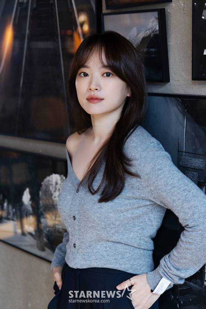 tvN 드라마 '이로운 사기'의 주연배우 천우희가 종영 인터뷰를 위해 포즈를 취하고 있다. /사진제공=H&엔터테인먼트 2023.07.19 /사진=이동훈 기자 photoguy@