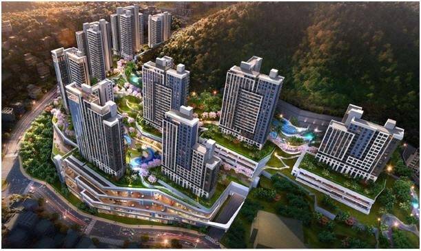 부민2구역 재개발 사업지 조감도(사진=포스코이앤씨)