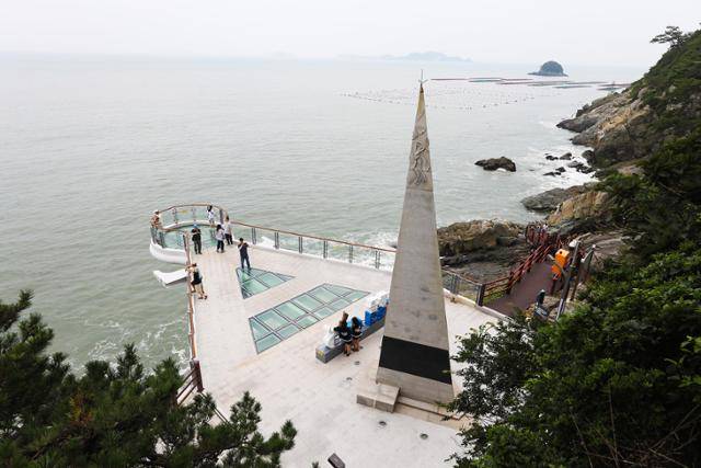 삼천리 금수강산 남쪽 땅끝임을 상징하는 땅끝탑. ⓒ박준규