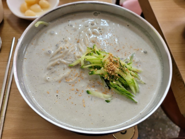 답십리별미의 콩국수. 네이버 블로그 캡처