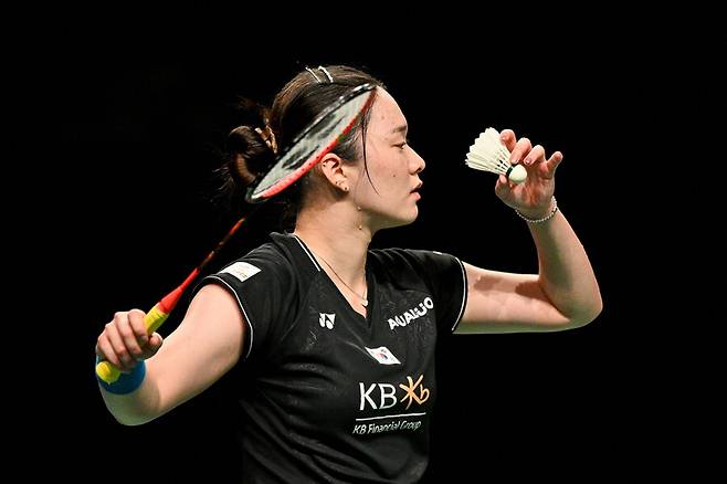 ▲ 2023 BWF 호주오픈에서 김가은이 경기를 펼치고 있다. ⓒ연합뉴스/AFP