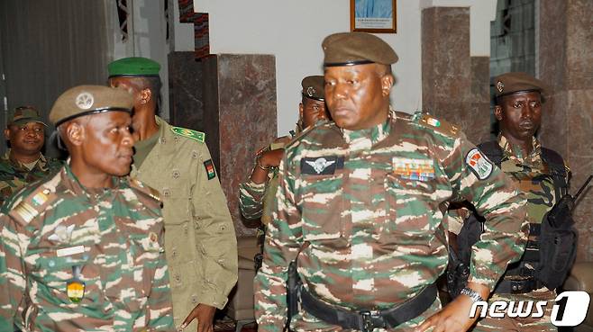 지난달 26일 니제르에서 압두라흐마네 티아니 대통령 경호실장이 이끄는 군부 세력이 쿠데타를 일으켰다. ⓒ 로이터=뉴스1