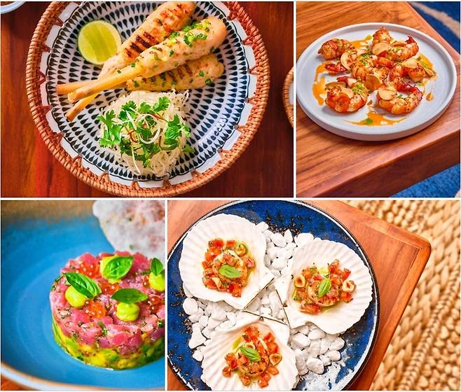 비브 오세안 디너 메뉴. /사진= 하얏트 리젠시 다낭 리조트 앤 스파