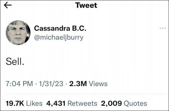 ⓒ마이클 버리 트위터 갈무리