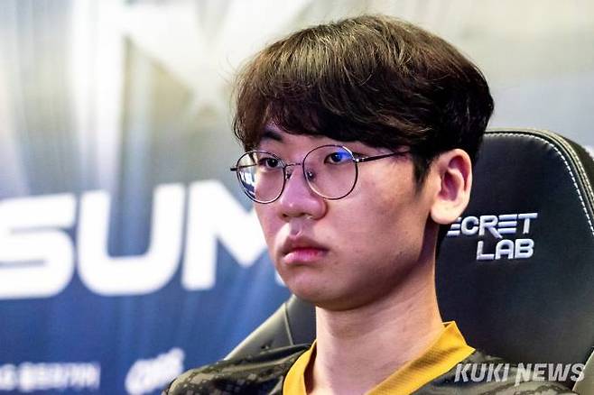젠지e스포츠의 ‘도란’ 최현준. 사진=차종관 기자