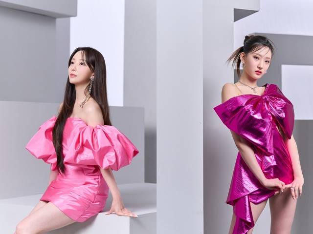 엘즈업 멤버 케이(왼쪽), 휘서 /Mnet