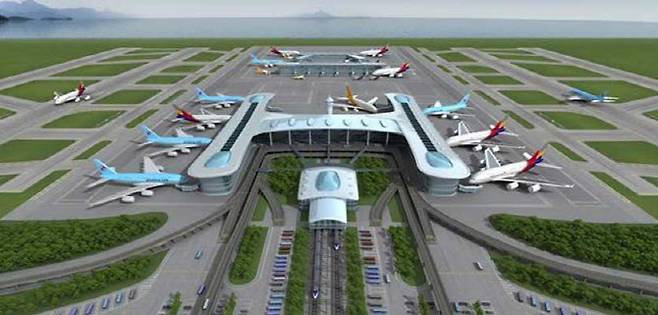 새만금공항 조감도