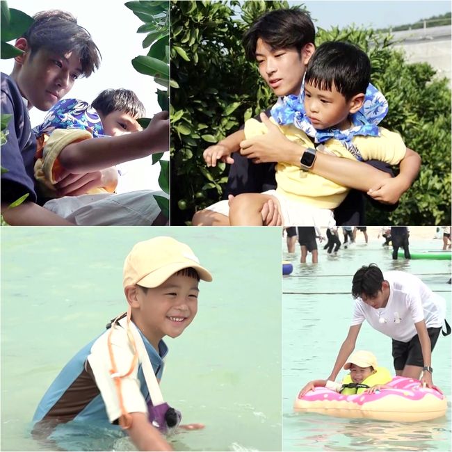KBS2  ⁇  The Return of Superman  ⁇  17-year-old jeong-an is a 5-year-old Jung Woos guardian in the absence of his parents.The Return of Superman, which is broadcasted on the 29th, is decorated with the narration of the owner and the strongest Changmin, decorated with the way of loving you.Kang Kyung-joon - jeong-an - Jung Woo Sambuja goes on a trip to Jeju Island with jeong-ans best friends.Meanwhile, 17-year-old jeong-an and 5-year-old Jung Woo, who are loved by their 12-year-old brother-in-law, are showing off their upgraded brotherhood.On this day, 17-year-old jeong-an is a daily mother of 5-year-old Jung Woo on a trip without her mother Jang Shin-young.When the friends are not willing to apply sunscreen to Jasins face, jeong-an thoroughly checks Jung Woos face and body before Jasin, and pours out a strong brother-in-law, such as applying sunscreen carefully.Jung Woo is surprised to hear the words of his brother jeong-an when his mother is absent and his brother takes care of Jasin, unlike his brother jeong-an with the charm of the first place in the house.Jeong-an said, Jung Woo knows that he has only one person to take care of when his parents are not there. So he listens to me and tells me that he is proud.Then jeong-an boasts a limited express love that runs like a Jung Woo limited remote control.jeong-an was swimming with his friends, and when his brother Jung Woo called, he ran like a shot, pushing the tube and pleasing Jung Woo.In addition, jeong-an, when Jung Woo wants to go to the bathroom, hugs Jung Woo and sprints on the beach.Jeong-an, with Jung Woo in his arms, moves around in a word of Jung Woo and explodes the affectionate aspect of doing everything his brother wants.jeong-an is sometimes at home with me and Jung Woo, but when I do, I have to take care of it more carefully.In addition, jeong-ans friends hold an audition for Jung Woos favorite brother, suggesting that Jung Woo put cookies in his favorite brothers mouth.Indeed, Jung Woo wonders how many of his 10 older brothers would have handed out cookies to his brother-in-law, jeong-an.jeong-an - Jung Woo brothers who will show the upgraded 12-year-old brother-in-laws chemi  ⁇  The Return of Superman  ⁇  The focus is on this broadcast.Provided by KBS