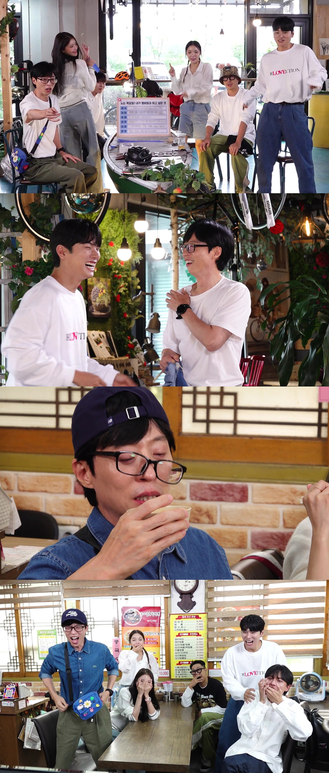 MBC Entertainment  ⁇  Hangout with Yoo ⁇  Members face unexpected hardships.MBC  ⁇  Hangout with Yoo ⁇  (directed by Kim Jin-yong, Chang Woo-sung, Jang Hyo-jong, Wong Jong-seok/writer Choi Hye-jung), which will be broadcast on September 2, will be featured as a special feature.Yoo Jae-Suk Haha Joo Woo-jae Park Jin-joo Lee Yi-kyung Lee Mi-joo is given a special day to play with members.The members present their wish lists to see what kind of day they would like to spend if they were to play together on the recording day. Yoo Jae-Suk talks about classy and cultured activities, and Haha says that it has given meaning.Joo Woo-jae surprises everyone by presenting a surprisingly sweet Mukbang, and Lee Yi-kyung reveals his desire to do something with the support of Hahaha and members.Park Jin-joo picks up activities that can be done in the living room of the house. Lee Mi-joo dances with his tongue out and raises his curiosity by appealing what he wants to do.In the meantime, members find veteran Yoo Jae-Suk, Haha wearing clothes of different colors than white clothes.Yoo Jae-suk wears a T-shirt and is told by members that he is a national MC, right? Lee Yi-kyung tears his clothes to make Yoo Jae-suk change into white clothes and causes laughter.The members who are dressed in white clothes are tired of the harsh process of making a wish list, unlike cheering on the special feature.It adds curiosity to what variety of journeys are waiting for members who think it is a comma-like item.