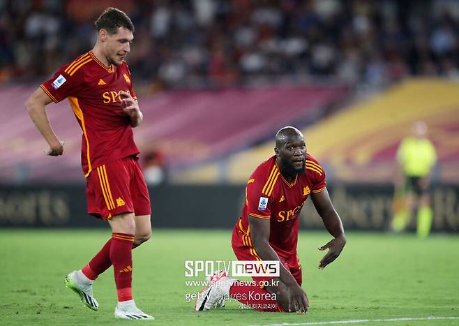 ▲ 로마 데뷔전을 치른 루카쿠