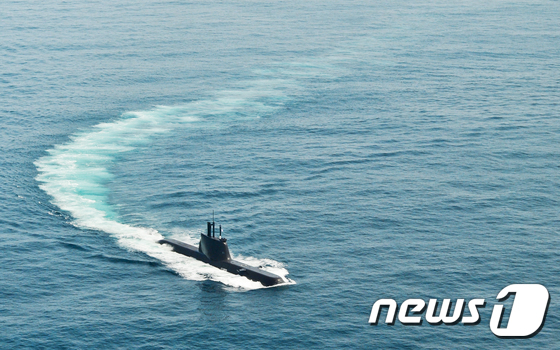 해군의 214급 잠수함 7번함 홍범도함(SS-079). 2018.1.23/뉴스1 ⓒ News1 여주연 기자
