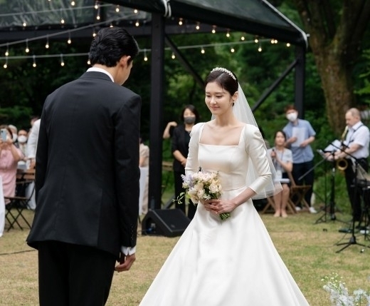 장나라의 결혼식 현장 사진 / 라원문화