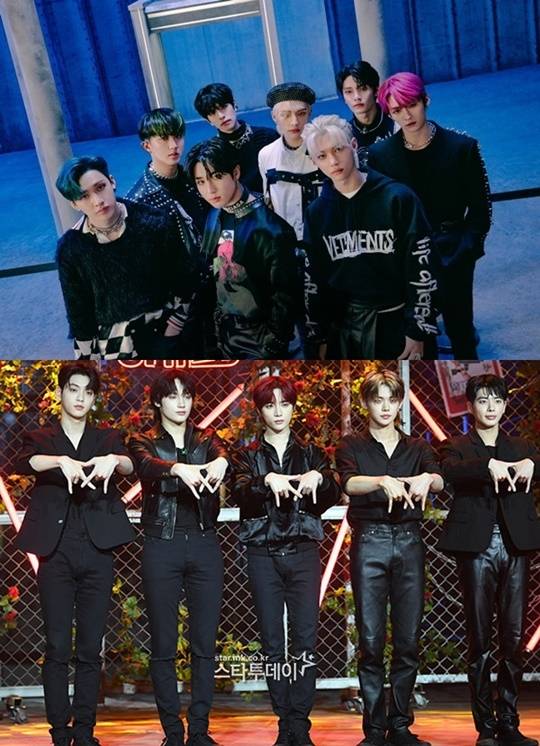 스트레이 키즈, 투모로우바이투게더. 사진lJYP엔터테인먼트, 스타투데이DB