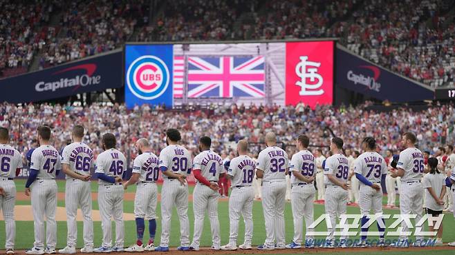 ◇2014년 영국 런던스타디움에서 펼쳐진 MLB 월드투어 런던시리즈 모습. 사진출처=MLB 홈페이지