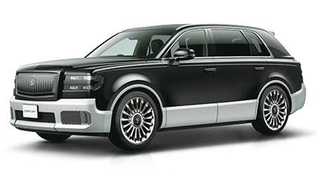 토요타의 플래그십 세단 ‘센추리’를 스포츠 유틸리티 차량(SUV)으로 탈바꿈시킨 모델. (토요타 제공)