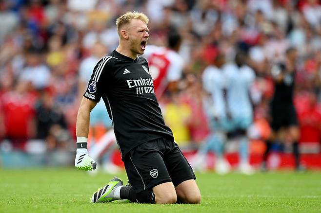 아스널 아론 램스데일. Getty Images