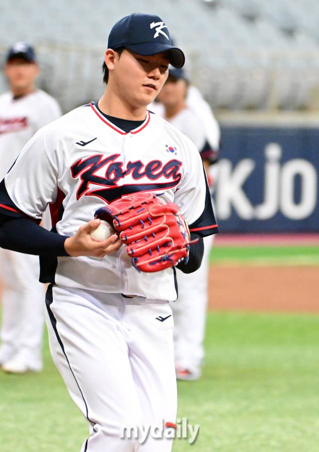 2023년9월23일서울고척스카이돔에서진행된'2022항저우아시안게임'야구대표팀훈련. 장현석/고척=곽경훈 기자 kphoto@mydaily.co.kr