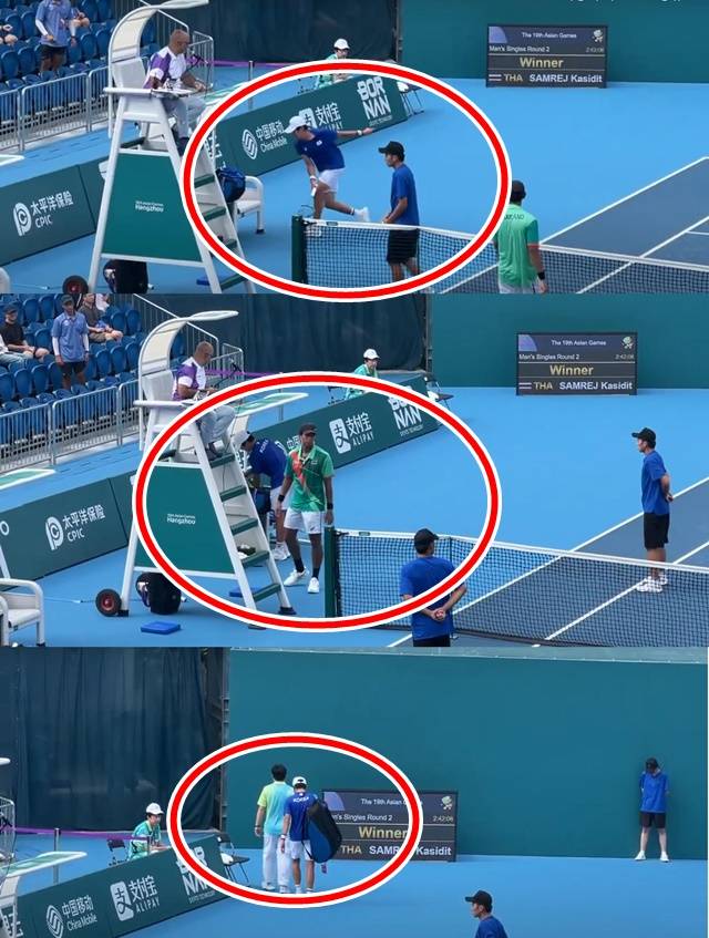 비매너 논란에 휩싸인 권순우. /사진=SNS 캡처