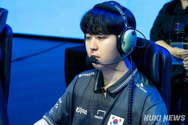 평가전 당시의 정글러 ‘카나비’ 서진혁(징동). 사진=차종관 기자