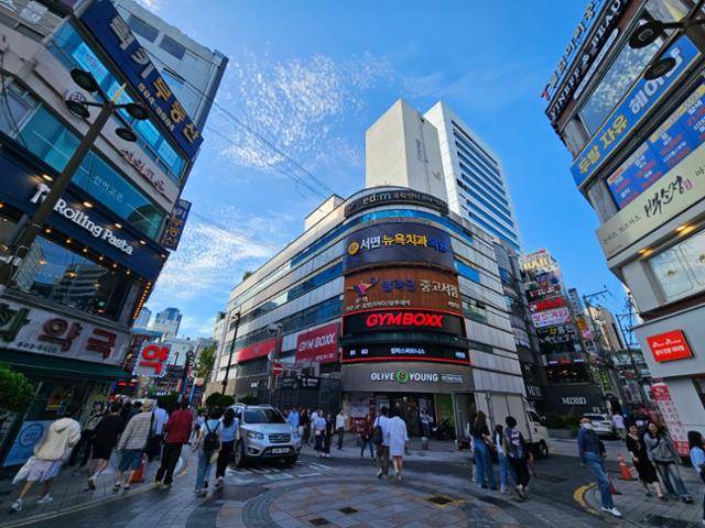 2일 오후 부산광역시 부산진구 부전동 서면 일대의 모습. 나광현 기자