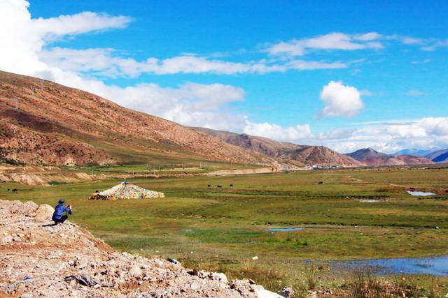 방다 초입에서 본 초원 풍광. ⓒ최종명