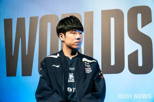 리닝 게이밍(LNG)의 원거리 딜러 ‘갈라’ 천웨이. 사진=차종관 기자