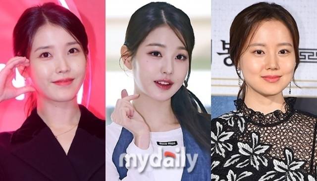 가수 겸 배우 아이유, 그룹 아이브 멤버 장원영, 배우 문채원 / 마이데일리