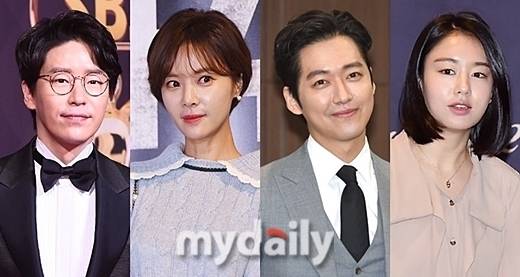 배우 엄기준, 황정음, 남궁민, 안은진(왼쪽부터) / 마이데일리