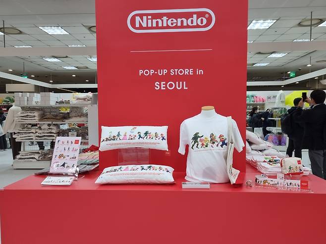 서울 용산 아이파크몰에 마련된 ‘닌텐도 팝업 스토어 인 서울(Nintendo POP-UP STORE in SEOUL)’./김송이 기자