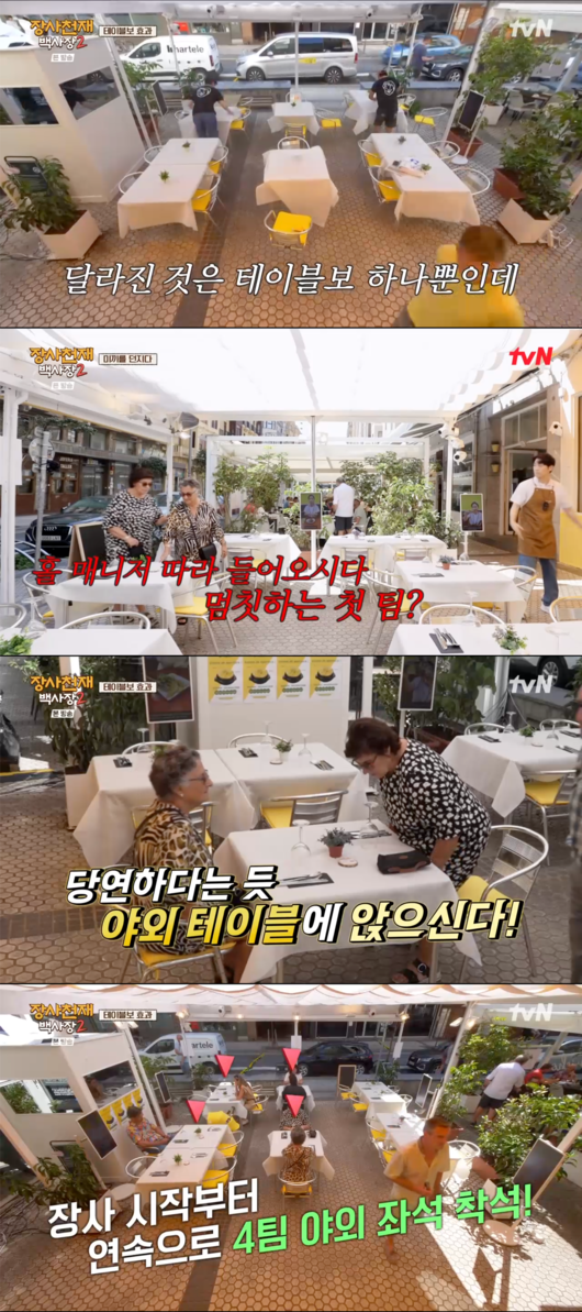 Changsha Genius White Sandy Beach 2  ⁇  tablecloth One atmosphere was completely changed.In the TVN entertainment program Changsha Genius White Sandy Beach 2 broadcasted on the afternoon of the 5th, Baek Jong-won continued Vic-Fezensac of the Korean restaurant Accompaniment in San Sebastian, Spain.Baek Jong-won and his staff went to check out the second shop before going to the shop.There is a lot of possibility of Gaya with a different menu than the same menu. There is a demand for Korean food.Alley was located in PinchoAlley, which is full of Michelin. Lee Jang-woo, who saw the second store, said in an interview that he wanted to go to the second store.Baek Jong-won, who was trying to figure out the inside of the shop, surprised everyone by saying that the problem was not to buy this shop if it was me.Baek Jong-won sees the first shop at a glance and chooses where to go. Its not a problem here. People are pushed around. The familiar menu is recognized, but Gaya is gorgeous. I saw Pincho bars.There is a light, a glass table, a gorgeous and beautiful look, and I look forward to it. Tourists came to throw away their eyes and said that if they did not show anything, they would pass by.Baek Jong-won added, This is a regular Vic-Fezensac, and Im going to show you something for ten days.Baek Jong-won complained that he did not have any capital, so he tried to do the second store.Genius moved to the first shop and started preparing for lunch on the second day. Baek Jong-won said to put a tablecloth to press the hip shop atmosphere.My grandfather, who visited the shop the day before, visited a local newspaper with an article on Accompaniment.Lee Jang-woo, who saw this, was a big hit. A person with Vic-Fezensacs energy was surprised to see wherever he went.Baek Jong-won decided to use the bomb Gyeran-jjim as bait and give it as a service. I put it on a poster, and many guests gathered with interest in Gyeran-jjim.As a result of changing the tablecloth, all the guests sat at an outdoor table with a tablecloth. The only thing that changed was the tablecloth, which was noticeably different from the day before many guests sat in the hall.Changsha Genius White Sandy Beach 2