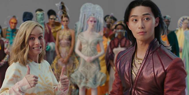 외화 '더 마블스' 현장 스틸컷. 월트디즈니컴퍼니 코리아 제공