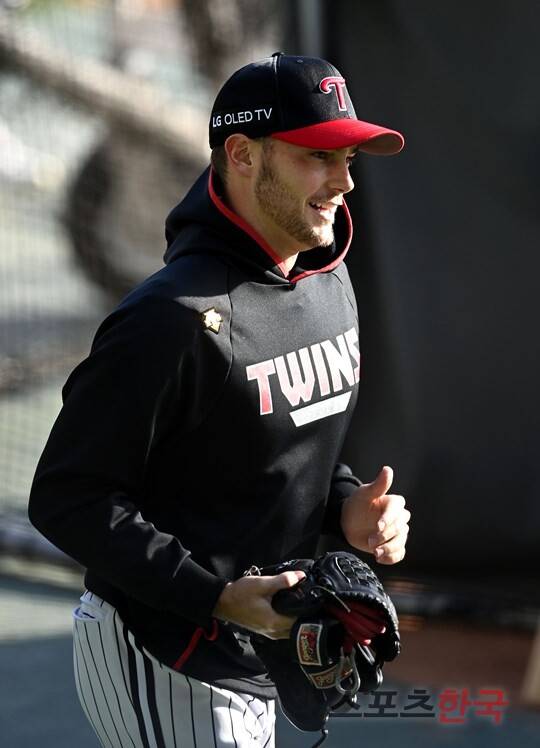 LG 시절 타일러 윌슨. ⓒ스포츠코리아