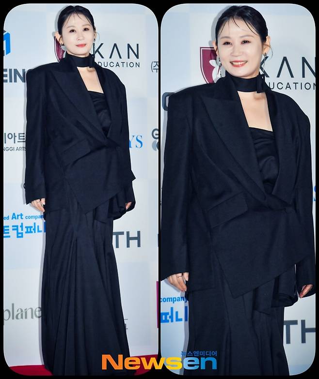 김선영, 억센 아줌마 이미지 벗고 아방한 블랙 패션