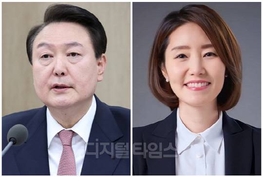 윤석열 대통령(왼쪽)과 강선우 더불어민주당 대변인. <디지털타임스 DB, 대통령실 제공>