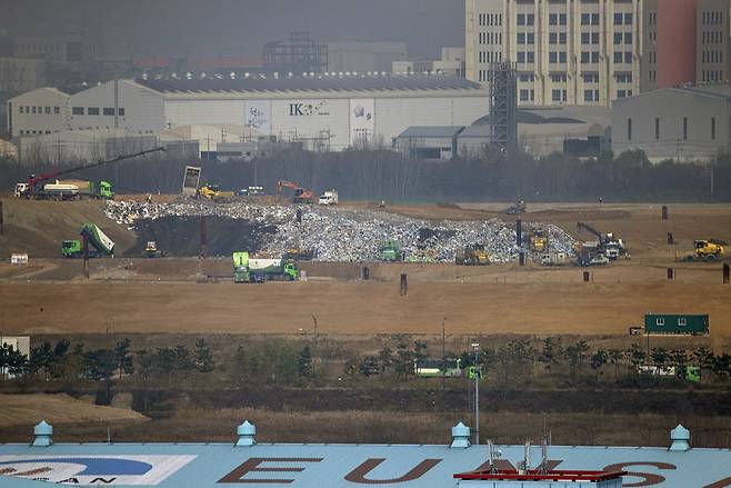 인천 서구 왕길동에 위치한 수도권매립지. 2026년 매립 종료 예정이다. ⓒ시사IN 조남진