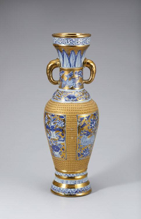 금련천막부 청화유금서수문상이반구병(사진=다보성갤러리).