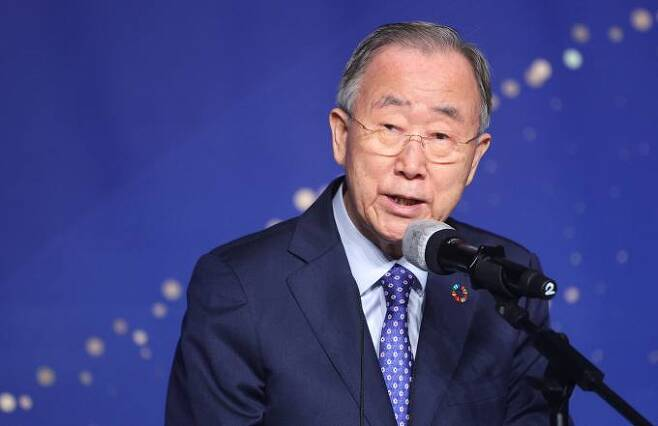반기문 전 UN 사무총장. 연합뉴스