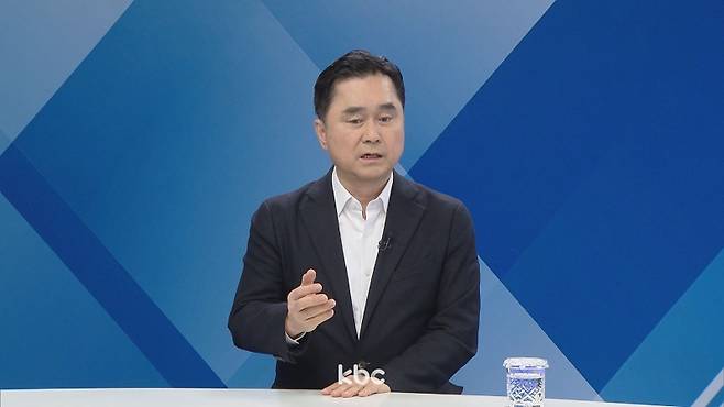 ▲KBC여의도초대석에 출연한 더불어민주당 김종민 의원