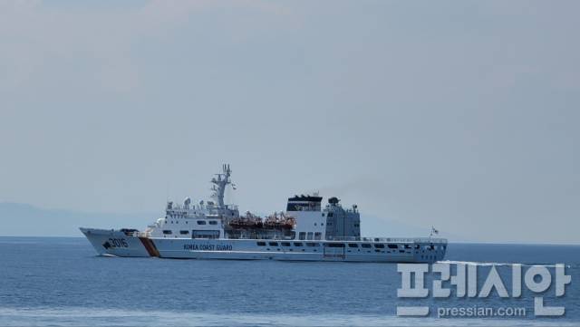 ▲동해해경 소속 독도경비함 3016함 ⓒ동해해경