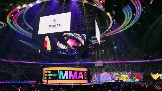 인스파이어 아레나의 ‘MMA 2023’ 공연 모습.