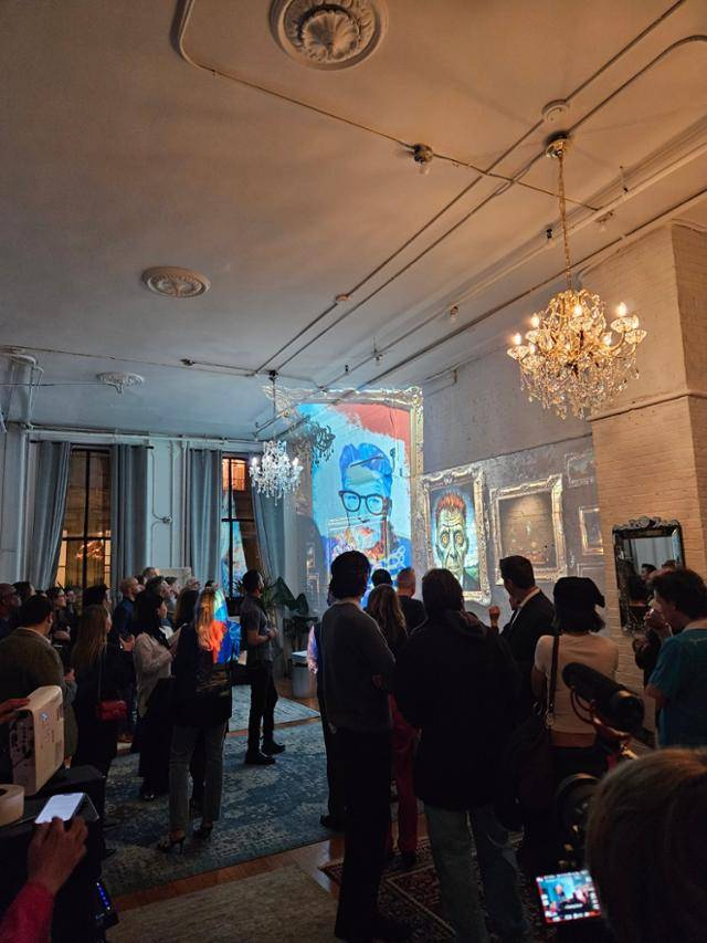 미국 뉴욕 맨해튼 프랭클린 로프트(Franklin Loft)에서 열리고 있는 제9회 소호살롱시리즈. 김승민 대표 제공